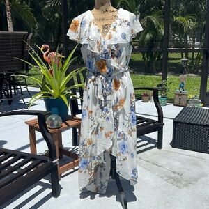 AS U WISH Elegant  floral print dress